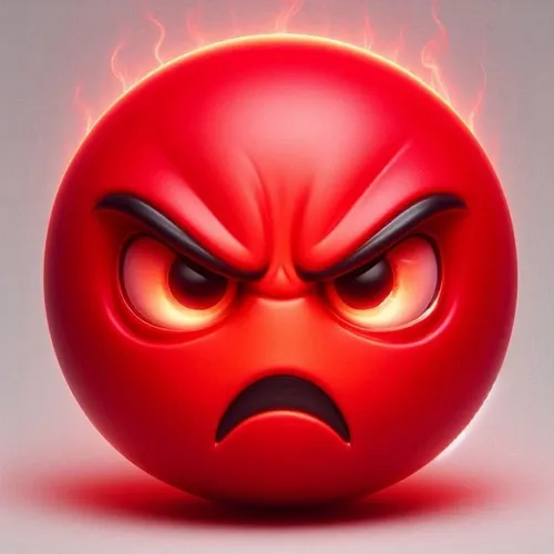 Emoji giận tím người lan nhanh trên TikTok hài hước