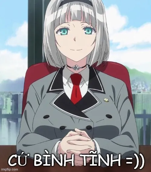 Hình chế khuôn mặt calm down kiểu hài hước