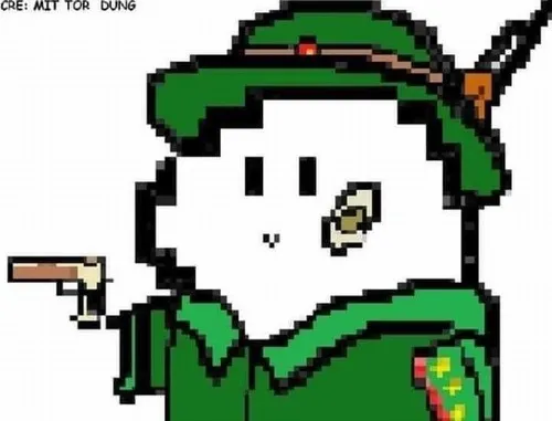 Meme hành động súng AUG trông như phim điện ảnh