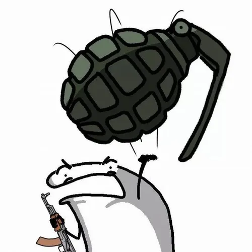 Ảnh troll súng AK 47 và khuôn mặt giận căng cực độ