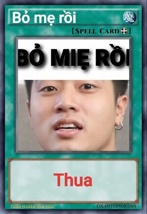 Hình chế lá bài Yugioh bỏ mẹ rồi