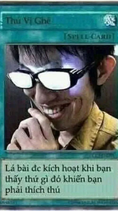 Ảnh troll thẻ bài thú vị ghê
