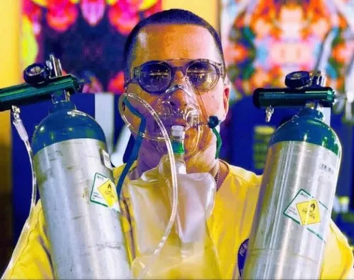 Hình troll thở oxy kiểu đang hấp hối