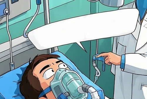 Meme hài thở bình oxy cười muốn khóc