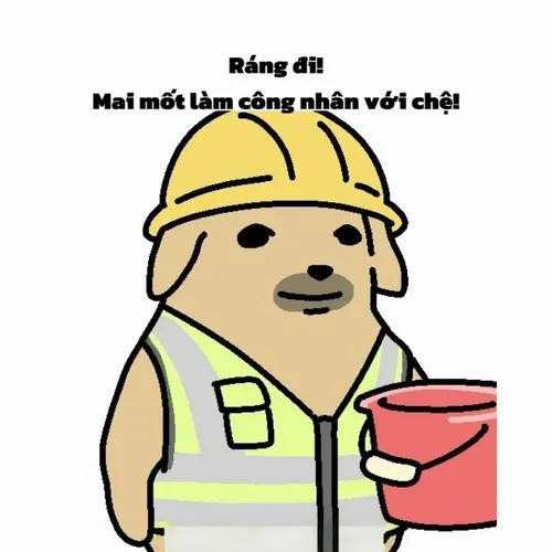 Hình chế nhân viên nói “ổn mà” mắt long lanh