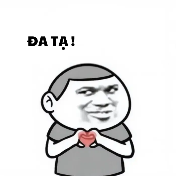 Meme chế biểu cảm cảm tạ đầy dí dỏm