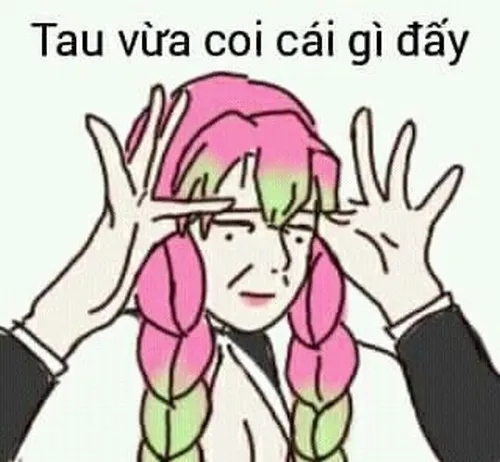 Ảnh chế chữ vui tau vừa coi cái gì đấy