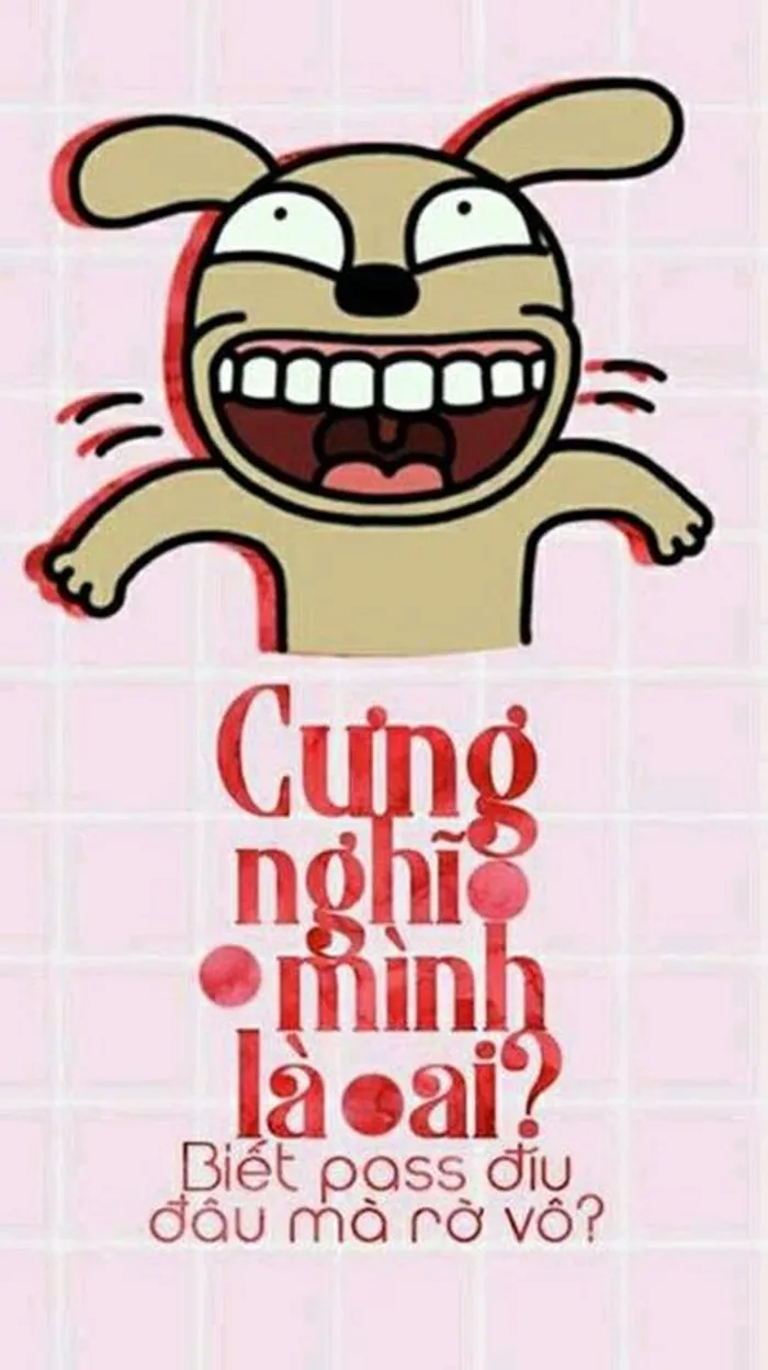 Wallpaper dog troll, phối màu pastel nhẹ mắt.