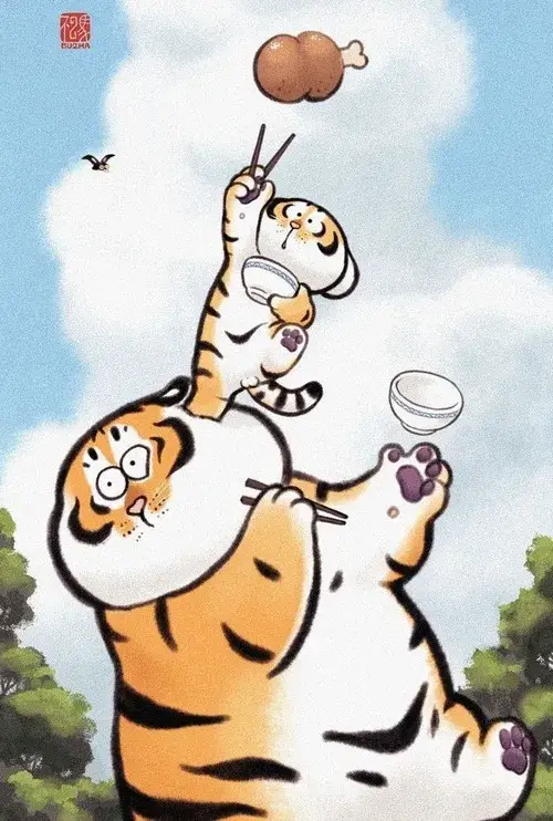 Meme hài hổ mập ngơ ngác vì quên deadline