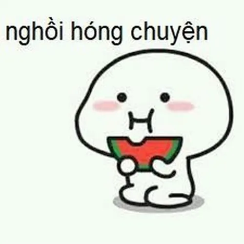 Hình troll ánh mắt hóng scandal vừa nổ