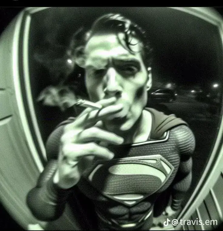 Meme troll ngậm tẩu thuốc đầy khôi hài