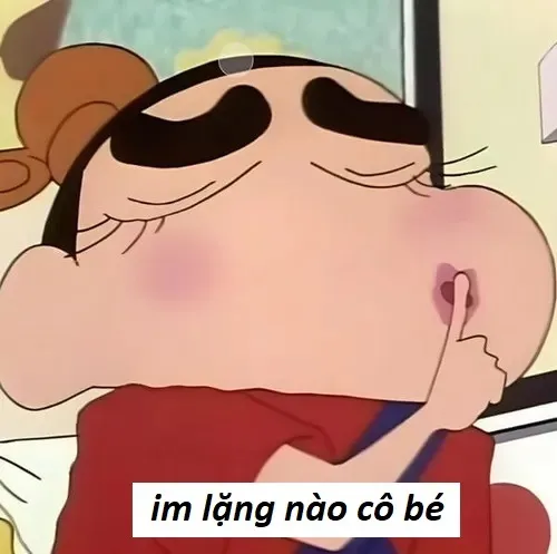 11 Meme hài Shin im lặng nào cô bé