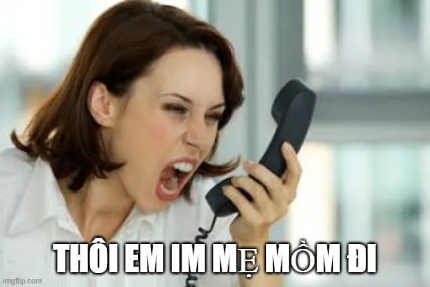 Meme thôi em im mẹ mồm đi