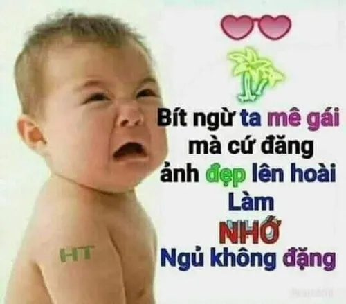Meme chế khen người yêu đẹp loạn tim