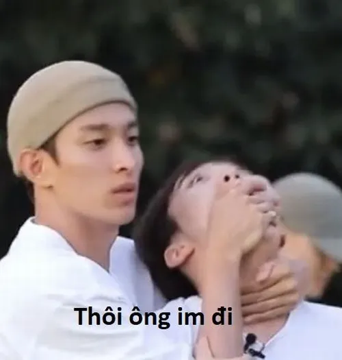 Meme khóa mõm cảnh báo nói ít thôi