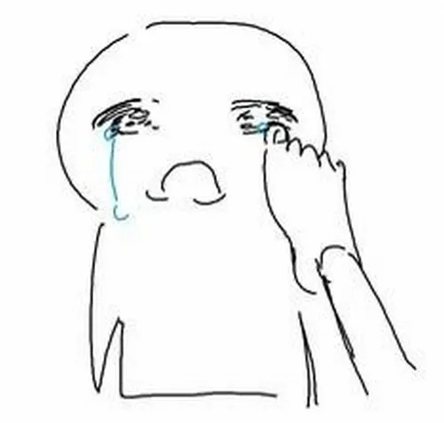 Meme chế người que lau nước mắt sau pha “toang” kinh điển