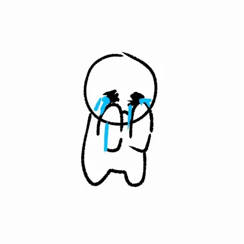 Ảnh chế lau nước mắt bằng tay áo mòn