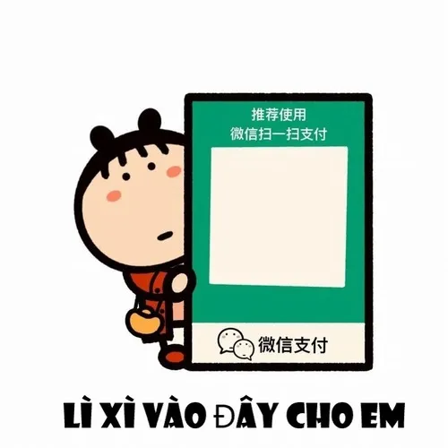 Lì xì vào mã QR này cho em