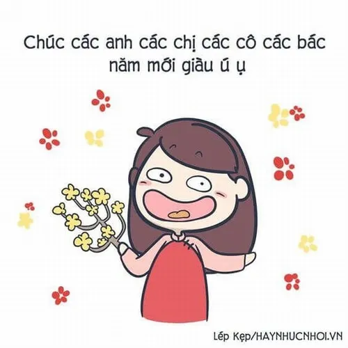 Ảnh lì xì meme nhìn cưng mà cười xỉu