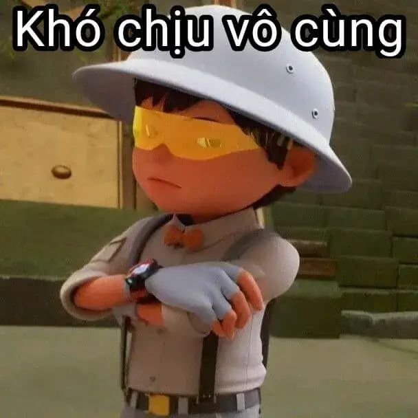 Meme hài liếc mắt cực kỳ khó chịu