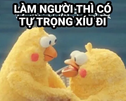 Làm người thì tự trọng xíu đi