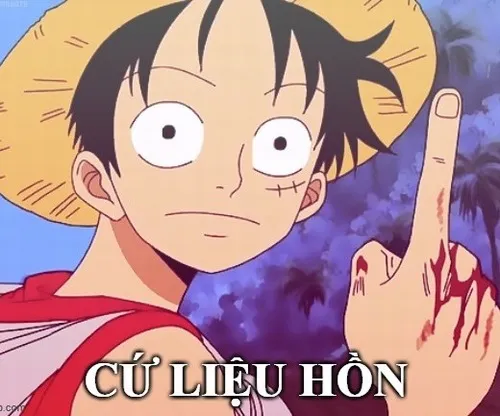 Hình chế biểu cảm “coi chừng đó nha”.