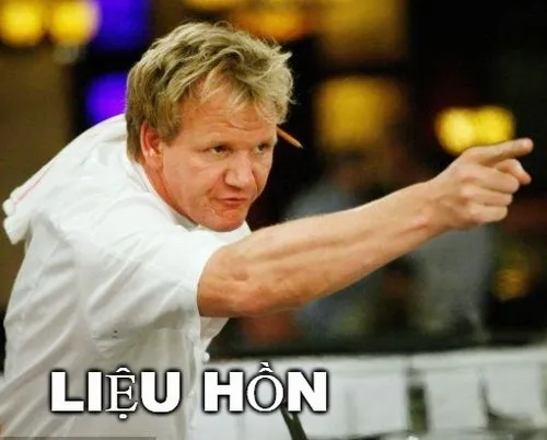 Meme biểu cảm chỉ tay cực hợp để dằn mặt.