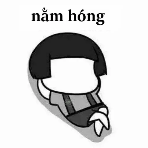 Ảnh troll biểu cảm nằm hóng phốt nổ toang