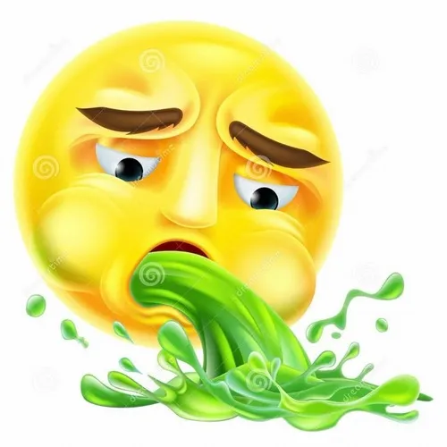 Emoji ói hài hước
