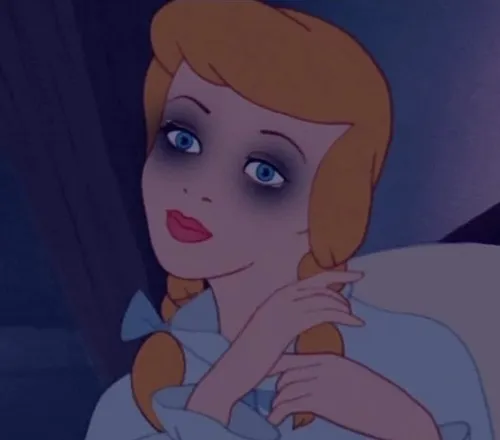 Ảnh vui đôi mắt panda biểu tượng thiếu ngủ