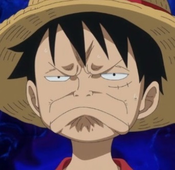 Meme Luffy mếu máo là cách gọi giúp đỡ hài hước