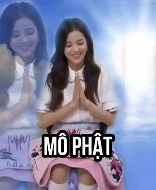 Meme hài Mô Phật – vừa khuyên vừa cà khịa.