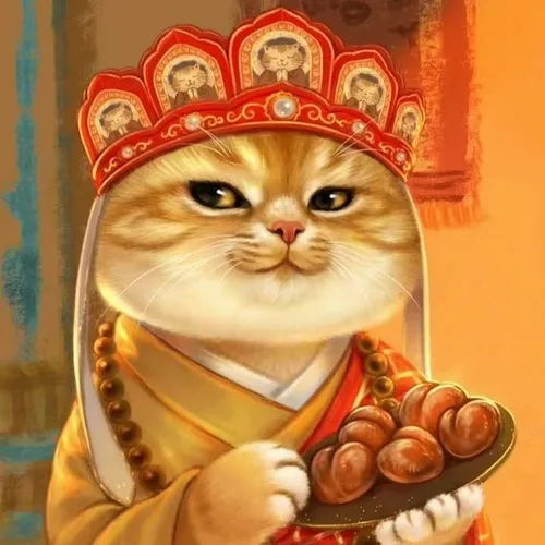 Meme hài mèo Mô Phật, cười kiểu buông bỏ drama.