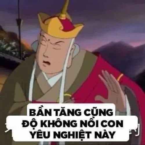 Meme chế Mô Phật, gương mặt “ta đã giác ngộ”.