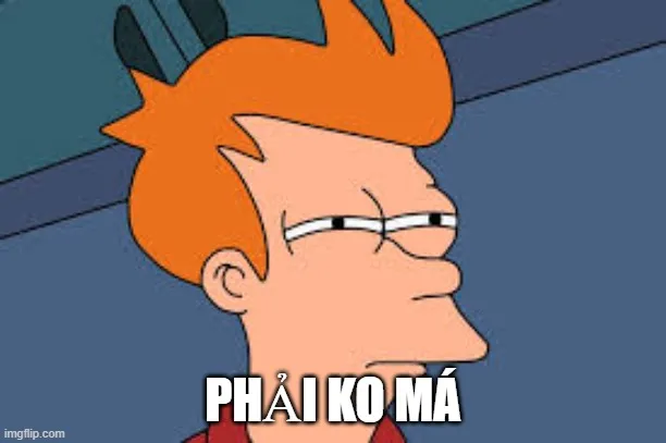 Ảnh meme vui nét mặt thăm dò trong đoạn đối thoại mạng