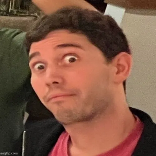 Hình troll nụ cười nửa miệng thể hiện cảm xúc nghi ngờ