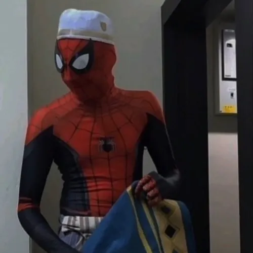 71 Meme Spider Man nhìn Tom Holland cười tinh nghịch