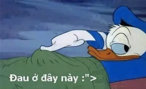 Meme chế thất tình, biểu cảm đau nhẹ.