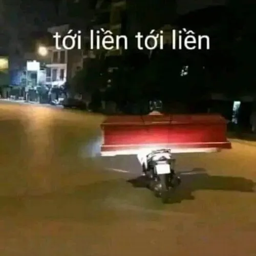 Meme chế quan tài phát sáng như đồ công nghệ
