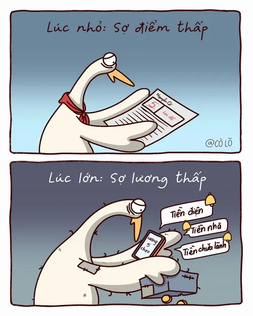 Hình troll nhân viên vừa nộp báo cáo muộn