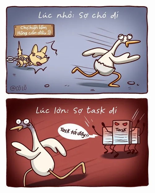 Meme chế công sở đậm phong cách hài hước đen