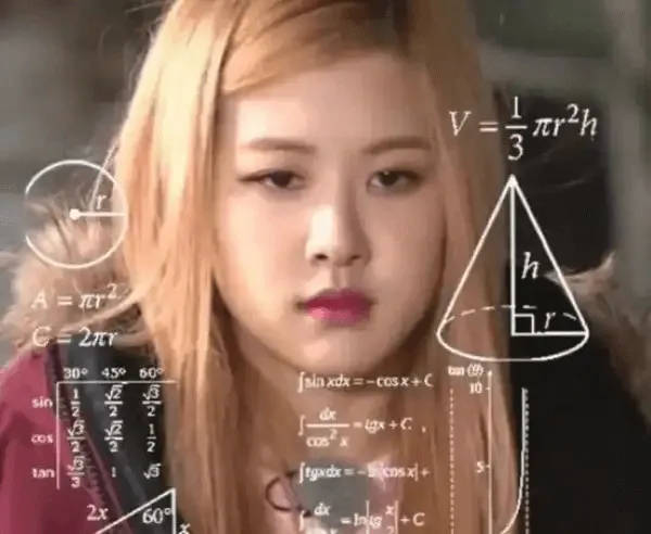 Ảnh chế suy nghĩ toàn công thức toàn học