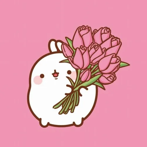 Meme tặng hoa cực kỳ đáng yêu