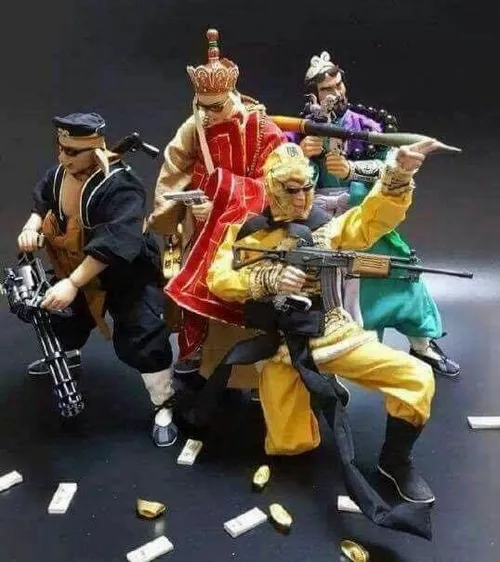 Ảnh vui Bát Giới lén ăn quả dưa bị bắt gặp