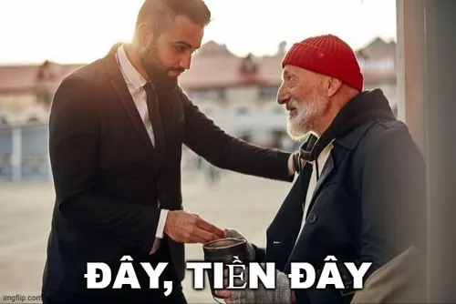 Meme hài khi bị đòi nợ quá nhiều lần