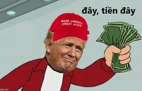 Meme hài đưa tiền