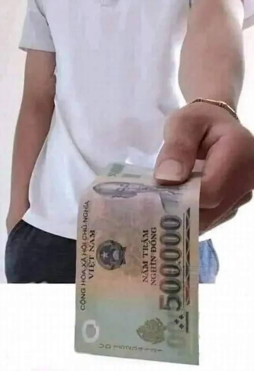 Meme tiền đây 500k hài hước Meme tiền đây 500k hài hước