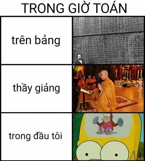 Ảnh chế toán hình nhìn góc là thấy choáng váng