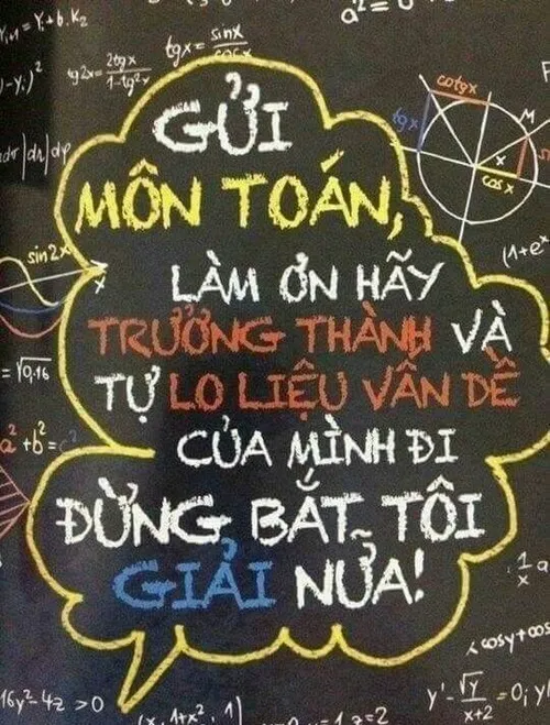 Ảnh chế toán vừa mở sách đã hoang mang Ảnh chế toán vừa mở sách đã hoang mang