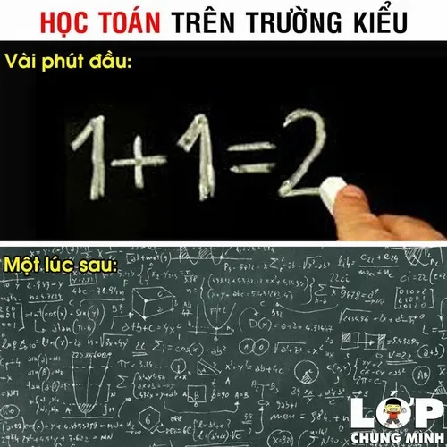 Meme chế toán đại số khiến tim đập loạn
